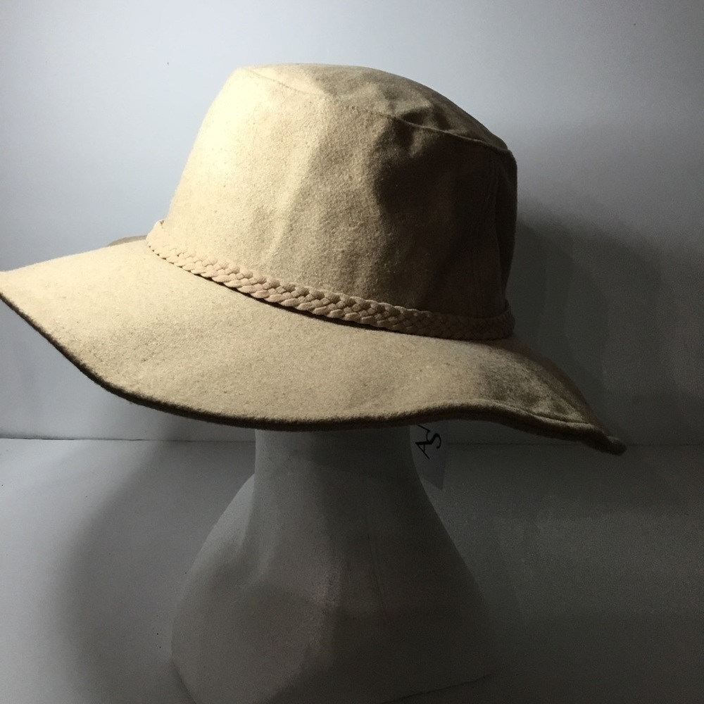 ASN Anthropologie Women’s Tan Harper adjustable Hat With Braid Detail NWT - Picture 4 of 7